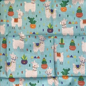 Cotton face mask, Llama